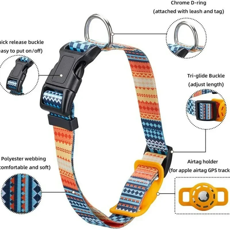 Digital Printing Collar for Apple Airtag - Pets Accessories (Private Listing U3765287)